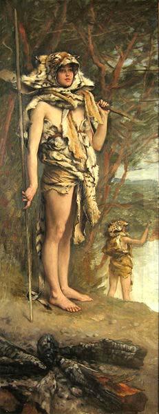 James Tissot La femme Prehistorique Spain oil painting art